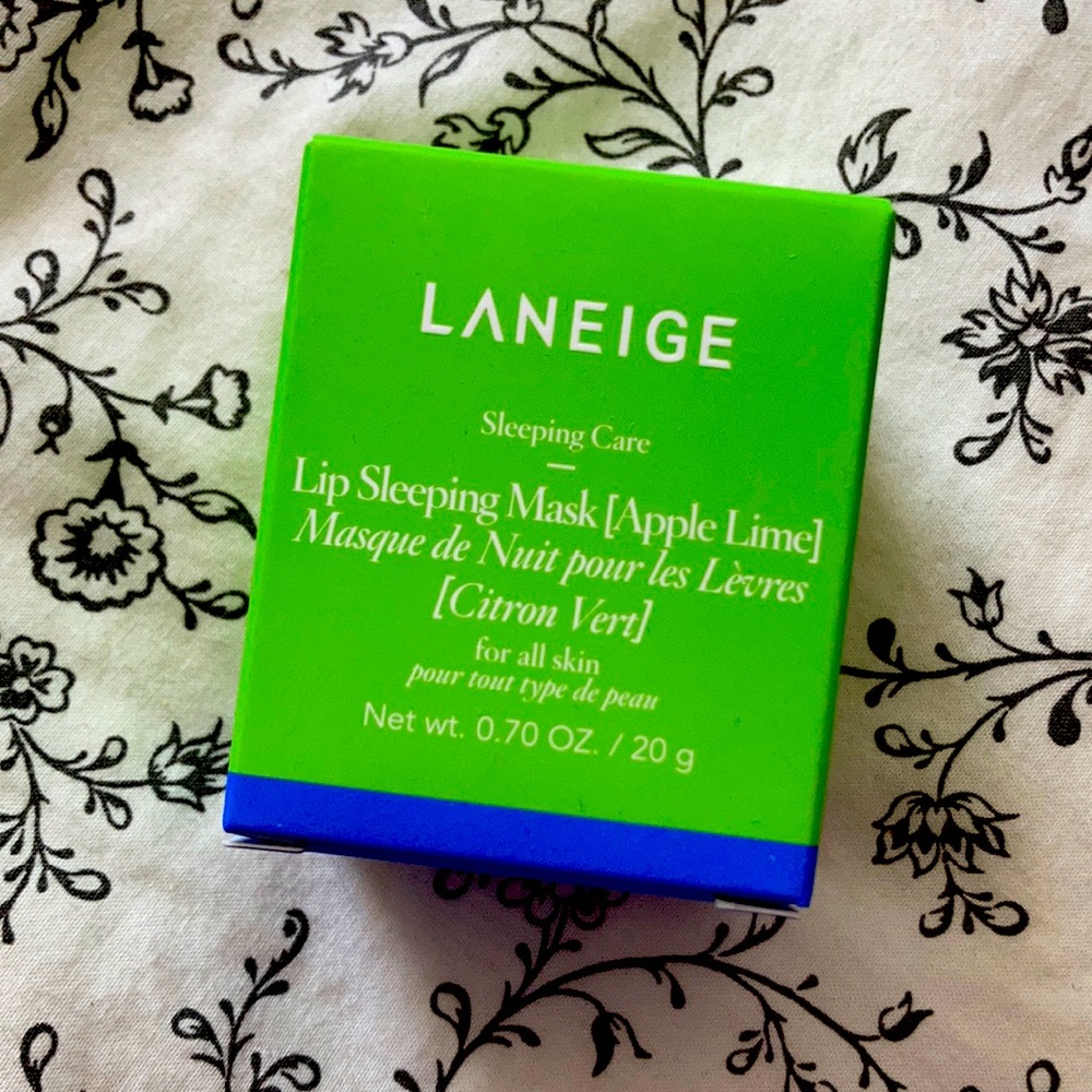 Brand New Laneige Lip Sleeping Mask Apple Lime